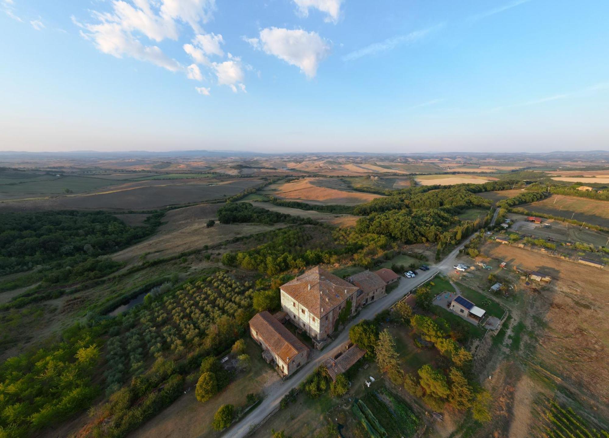 Pociano 1863 - Country House With Stunning View Of Siena Lupompesi Buitenkant foto